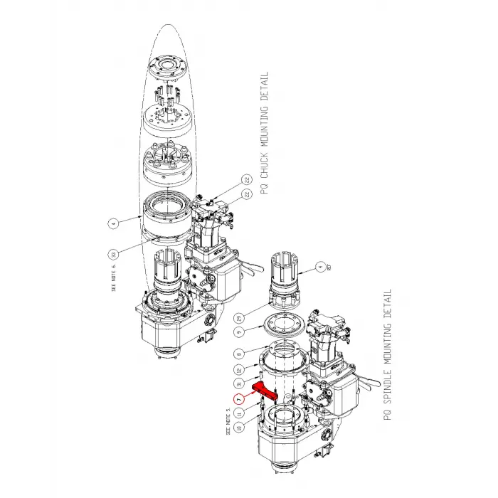 MOUNTING PLATE, UPPER