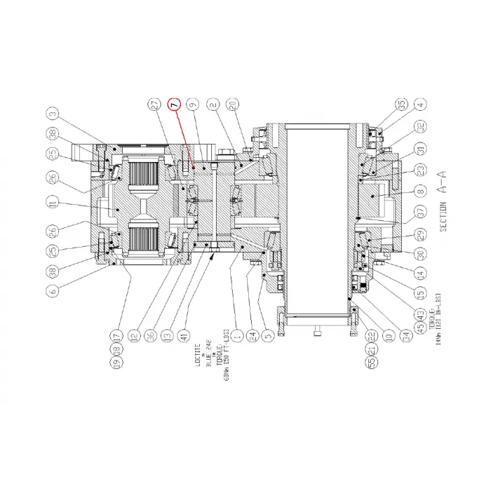 O-RING, SAE 237 BUNA N 70D