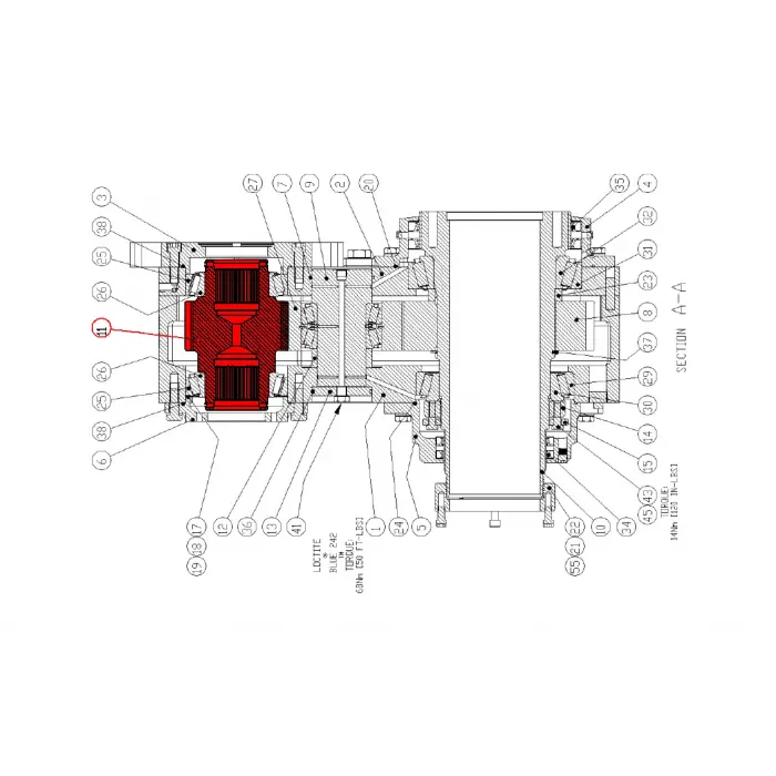PINION AND SHAFT-INPUT