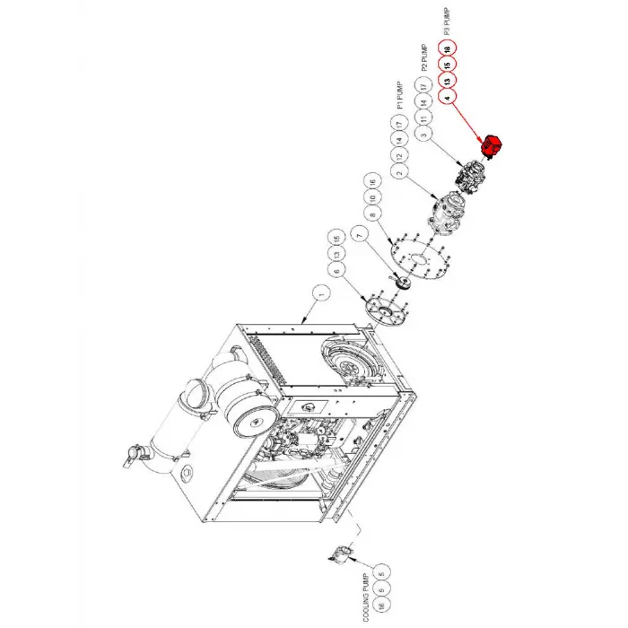 PUMP, HYD PISTON 19 CC