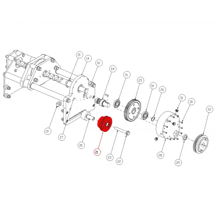 SPROCKET ASM, IDLER