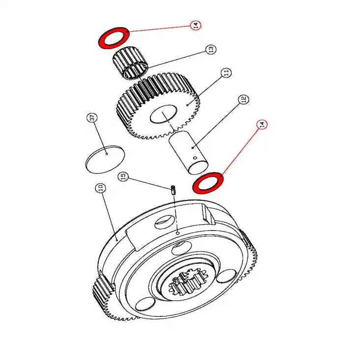 THRUST, WASHER