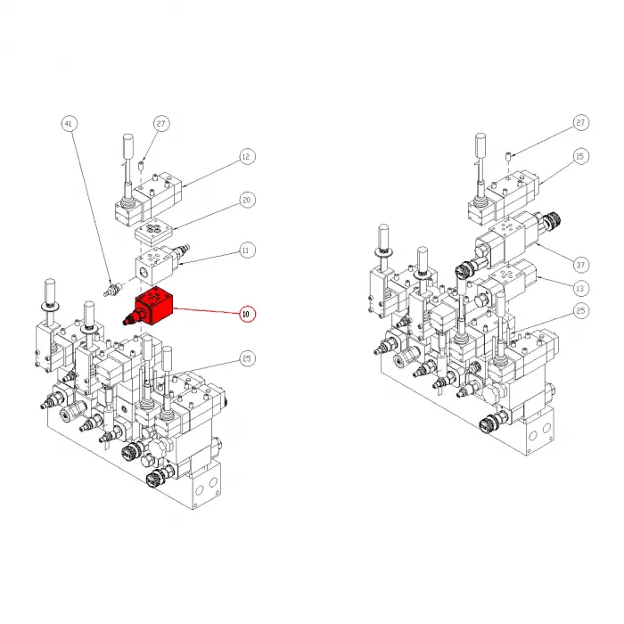 VALVE, HYD FEED MUD MIXER