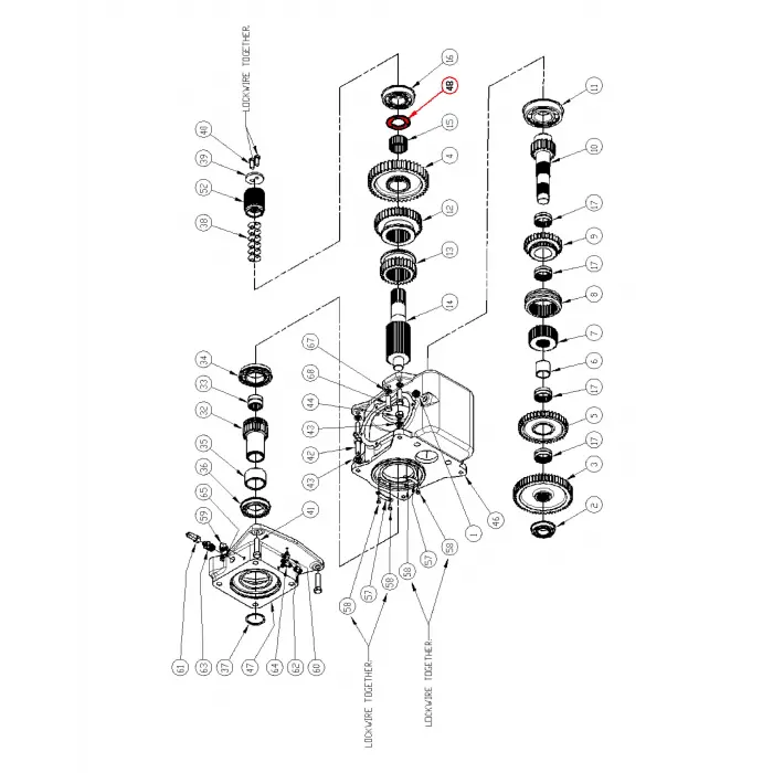 WASHER, PQ HEAD THRUST REWORK