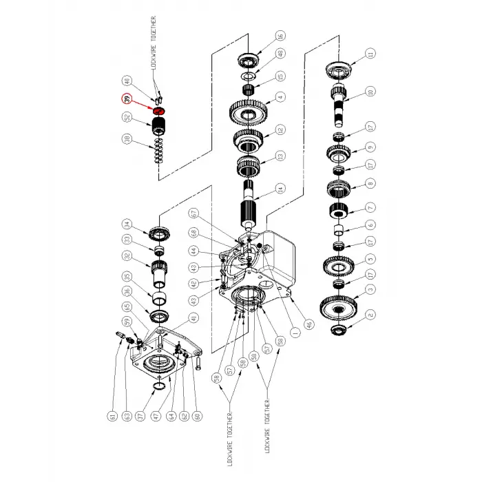 WASHER, SPLINED ADAPTER RETAINER
