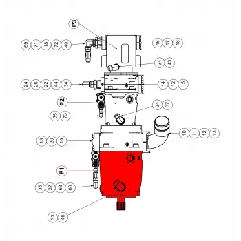 HYDRAULIC PUMP , P1140