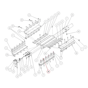 M/SCR, FL HD 1/4 UNC X 3/4 G8