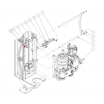 C/SCR, HH 3/4-16 UNF x 2 G8 ZP