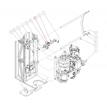 C/SCR, HH 3/8 UNC X 1-1/2 G8