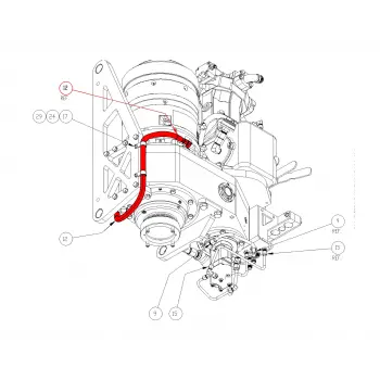 HOSE ASM, 1/2 STR - S90 X 75CM