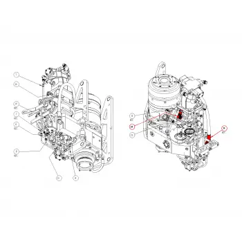 HOSE ASM, 3/4 STR - 90 X 88CM