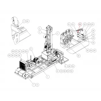 L/NUT, HYD BULKHEAD 6 JIC
