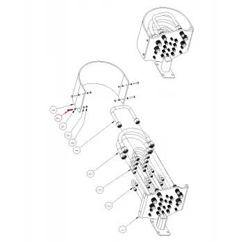 C/SCR, HH 1/4-20 UNC x 1-1/4 G8 ZP