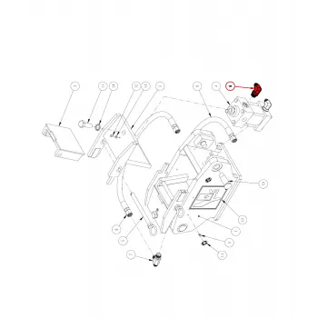 ADAP, HYD 90 8 JIC x 10 ORB