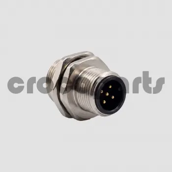 CONNECTOR, PANEL MOUNT M12 4 PIN