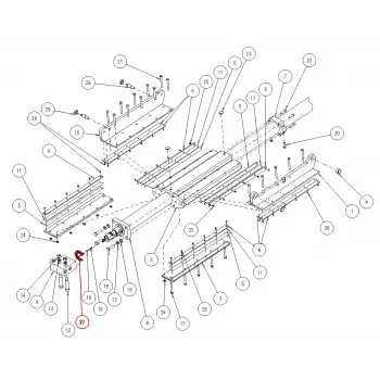 RING, FEED CYLINDER ROD LOCKING
