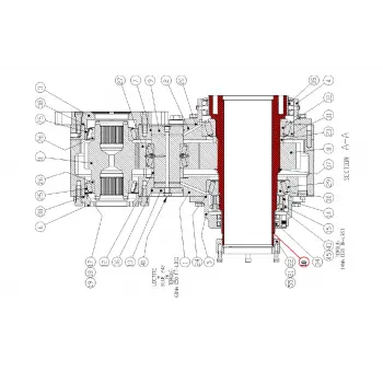 SPINDLE ASM, PQ HEAD 5.06 ID