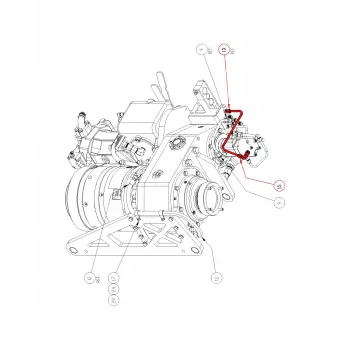 TUBE ASM, LUBE MOTOR TANK