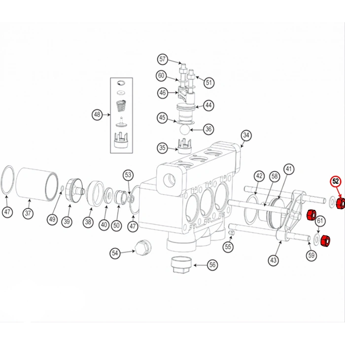 HEX NUT 5/8-11 UNC - 2B