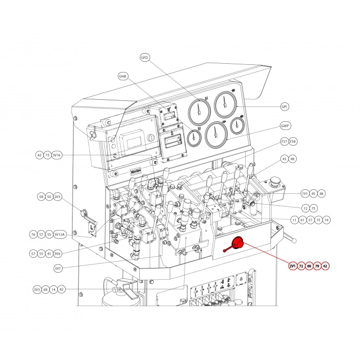 VALVE, PRESSURE COMP FLOW CTRL