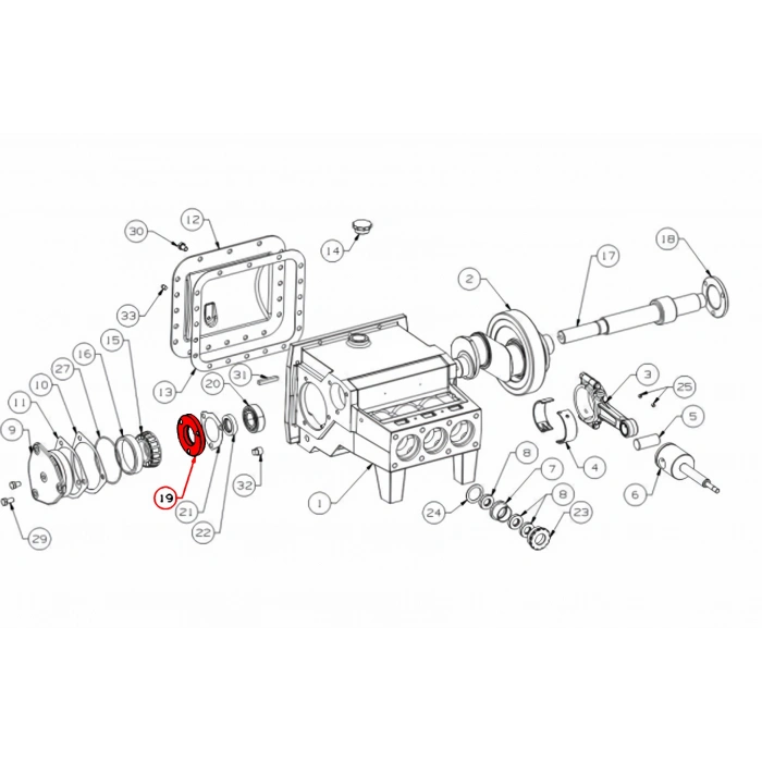 CAP-BEARING, PINION(OPEN)