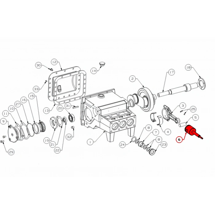 CROSSHEAD & ROD ASSEMBLY