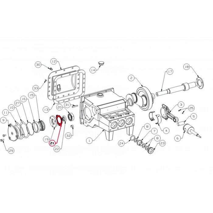 GASKET, PINION BEARING