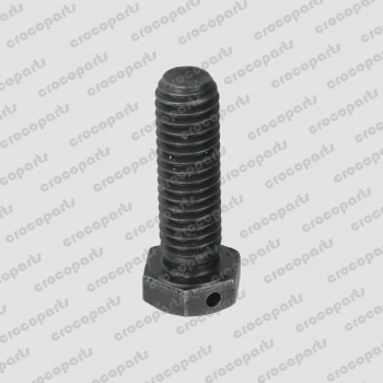 C/SCR, HH 3/8-16 UNC x 1-1/4 G5 ZP DRILLED HEAD