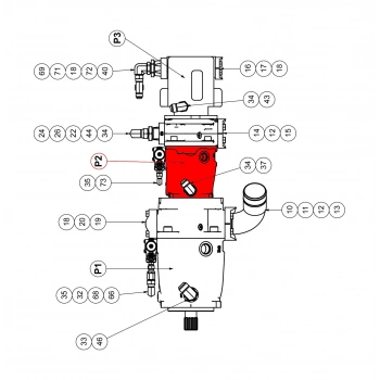 HYDRAULIC PUMP ,P1075