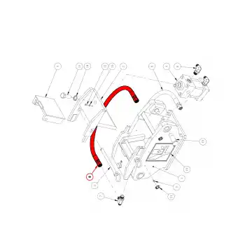 HOSE ASM, [1/2]ID X 740