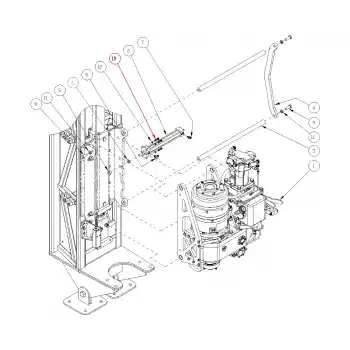 C/SCR, HH 3/8 UNC X 1-1/2 G8
