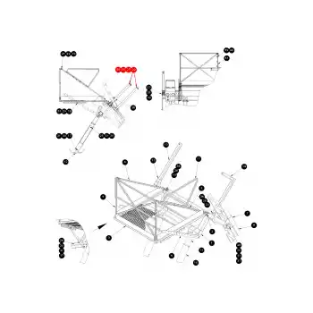 C/SCR, HH 3/8-16 UNC x 3-1/2 G8 ZP
