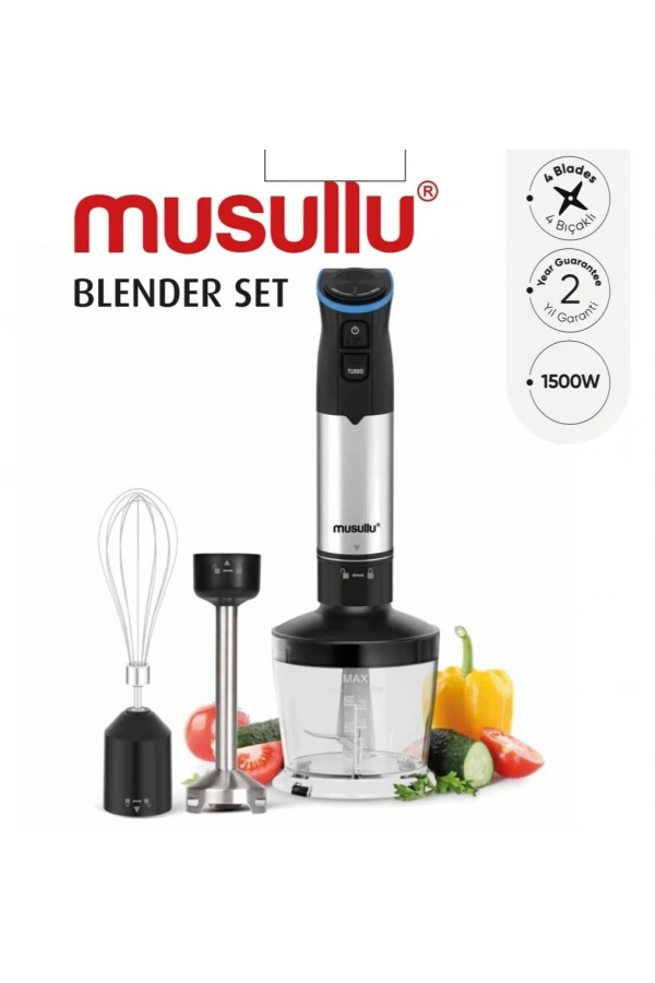 MUSULLU MSL-2033 BLENDER SETİ