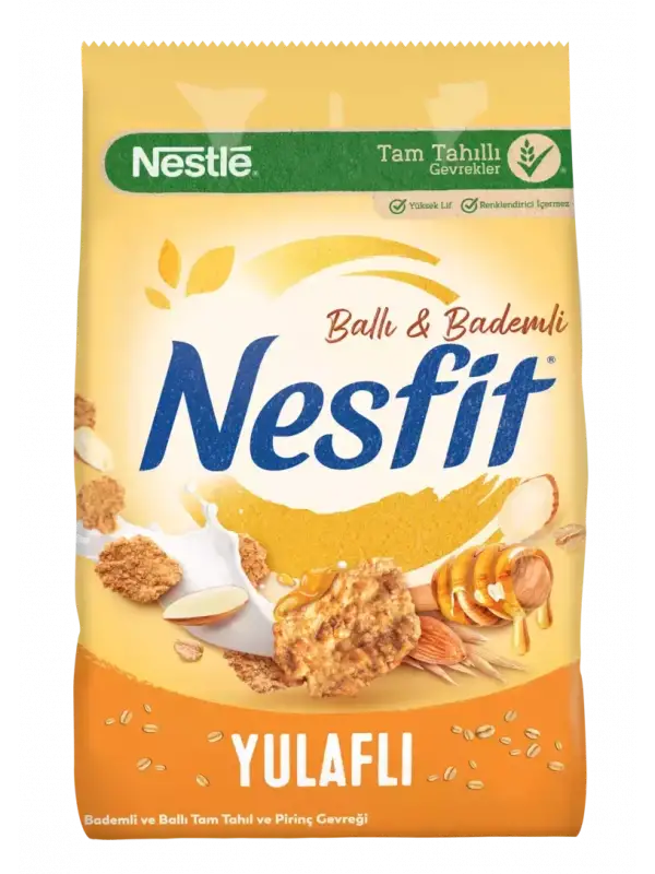 Nesfit Bademli ve Ballı Tam ve Pirinç Tahıl Gevreği (Asya T)