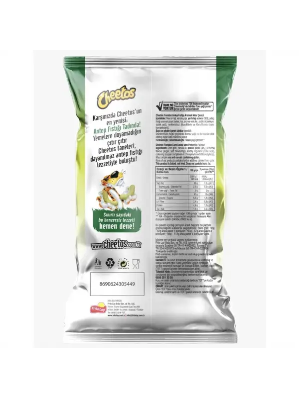 Cheetos Fırından Antep Fıstığı Aromalı 75 g (Asrın K.)