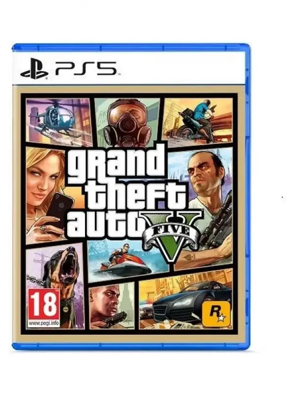Sony Grand Theft Auto V Rockstar Aksiyon Oyunu PS5 12+ Yaş Tek Oyuncu Desteği (Zahid G.)