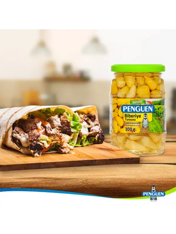 Penguen Biberiye Turşusu 300 Ml (Farshad Zarei)