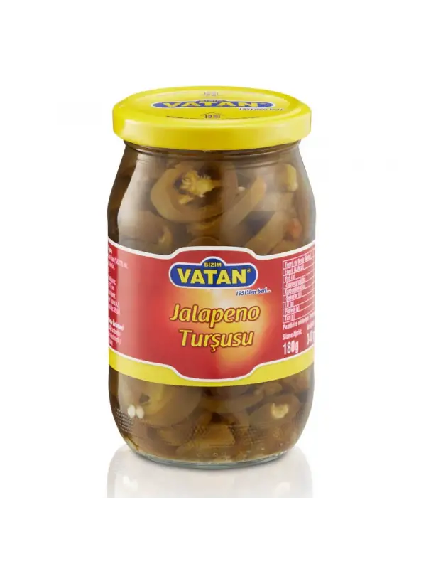 Bizim Vatan Jalapeno Turşusu 340 Gr (Farshad Zarei)