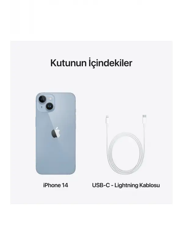 iPhone 14 128 GB Mavi