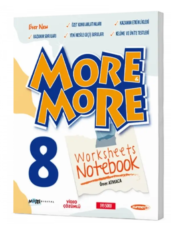 More & More 8 Worksheets Notebook