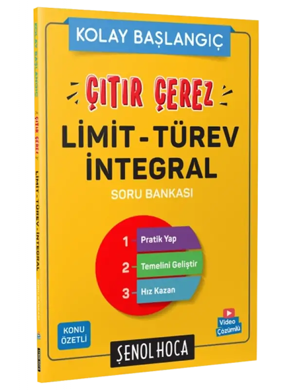 Şenol Hoca Çıtır Çerez Limit Türev İntegral