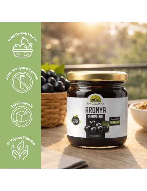 Aronya marmelatı 300g|taze ve doğal(Ogulbabek A)