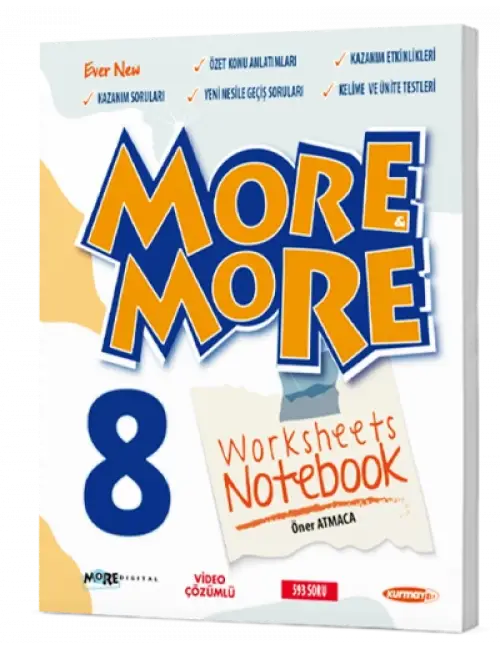 More & More 8 Worksheets Notebook