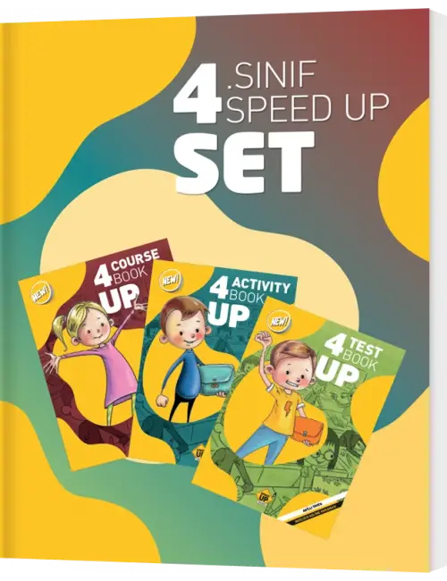 Speed Up Publishing 4. Sınıf Test + Activity + Course Book 3 lü Set