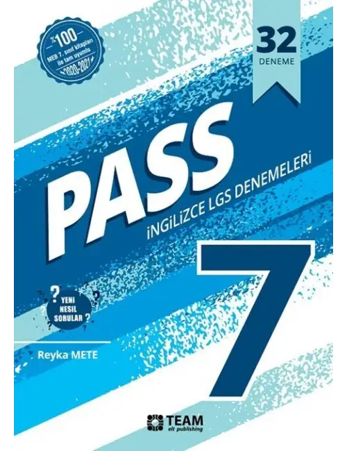 Team Elt Publishing 7. Sınıf İngilizce PASS 32 Deneme