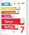 Orjin Kitap Orjin 7. Sınıf Türkçe Akıllı Defter