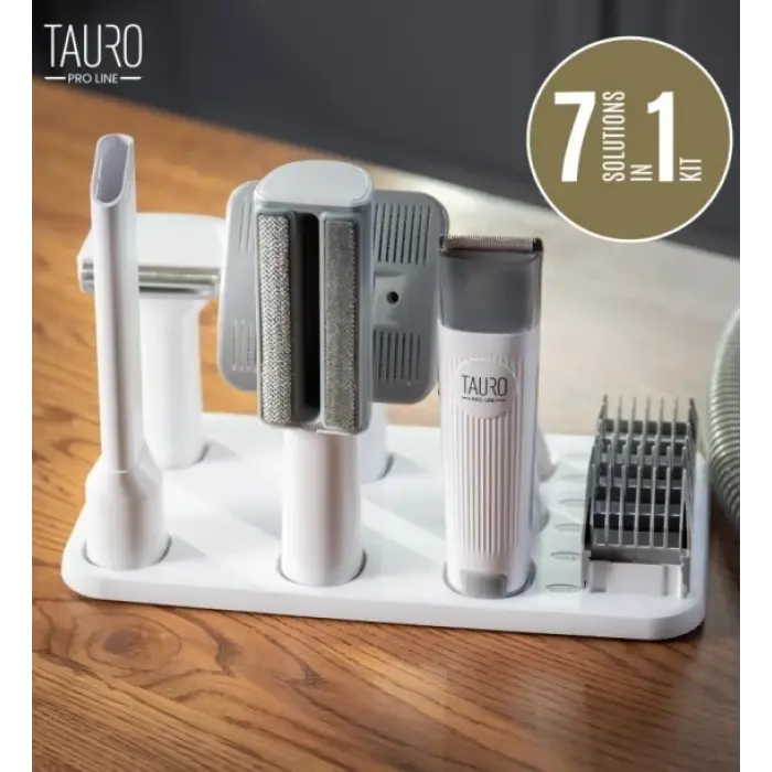 TAURO PRO LİNE 7Sİ 1 ARADA KÖPEK VE KEDİ BAKIM SETİ VE VAKUMLU TÜY TOPLAMA CİHAZI  sıtkı kaan köse