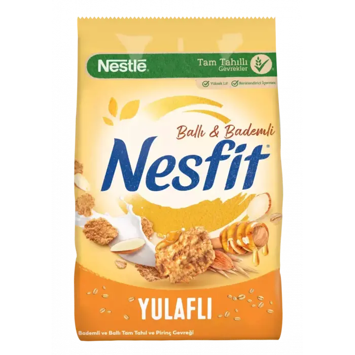 Nesfit Bademli ve Ballı Tam ve Pirinç Tahıl Gevreği (Asya T)