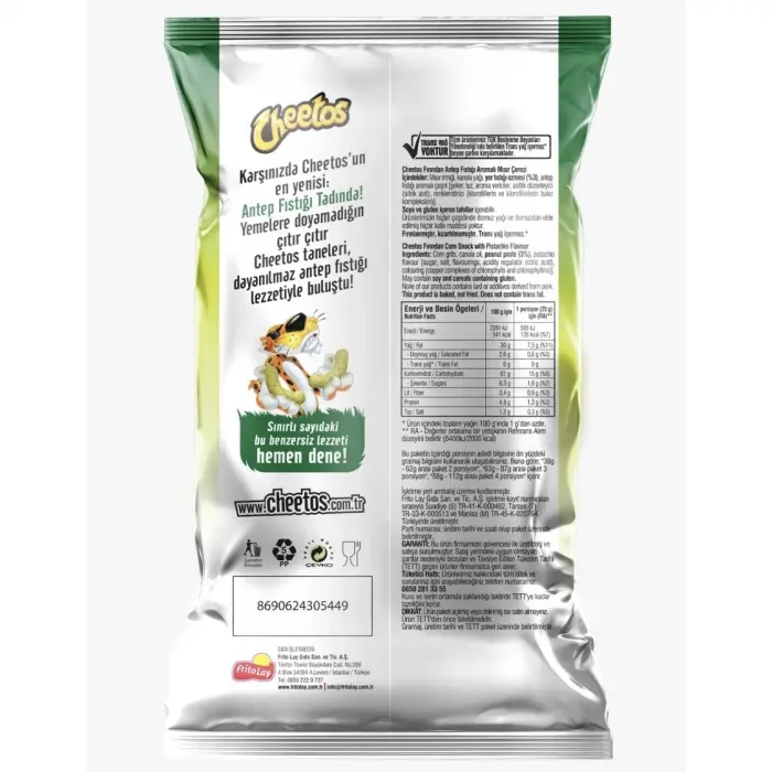 Cheetos Fırından Antep Fıstığı Aromalı 75 g (Asrın K.)