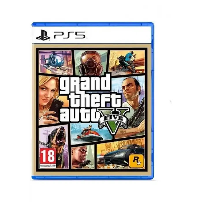 Sony Grand Theft Auto V Rockstar Aksiyon Oyunu PS5 12+ Yaş Tek Oyuncu Desteği (Zahid G.)
